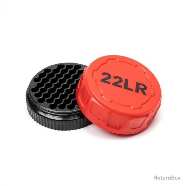 Mini Bo�te de Rangement 55 Munitions .22LR Rouge