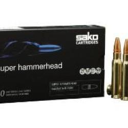 Munitions SAKO cal.30-06 super hammerhead 180gr 11.7g par 60
