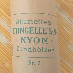 ALUMETTES  "ETINCELLES" &agrave; Nyon N&deg; 7 , bo&icirc;tes neuves