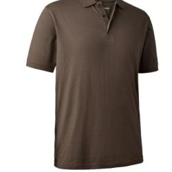 DEERHUNTER CHRISTIAN POLO- BROWN