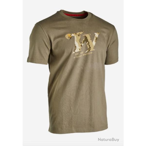 TEE SHIRT, SPRINGER, KHAKI, M