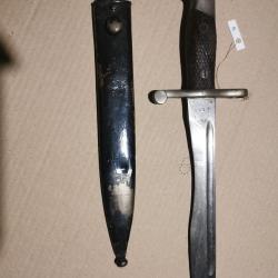 Ba&iuml;onnette espagnole Machette 1941 Bolo ABC 224