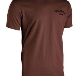 TEE SHIRT, COLOMBUS, BROWN, WINCHESTER