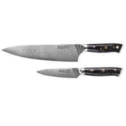 Set 2 couteaux Wusaki Sakin Damas : Office et Chef