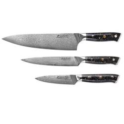 Set 3 couteaux Wusaki Sakin Damas : Office - Universel - Chef