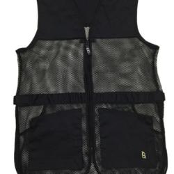 Veste de tir en maille noire Bob Allen DOUBLE PAD