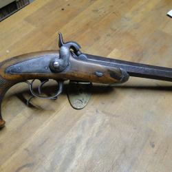 pistolet 1833 2&deg; type &agrave; percussion