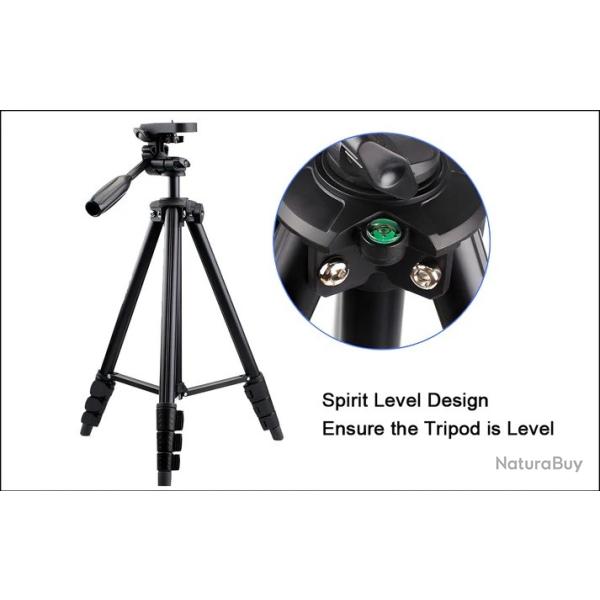 Tr�pied Portable Aluminium 138 cm Rotation 360� - SVBONY SV101