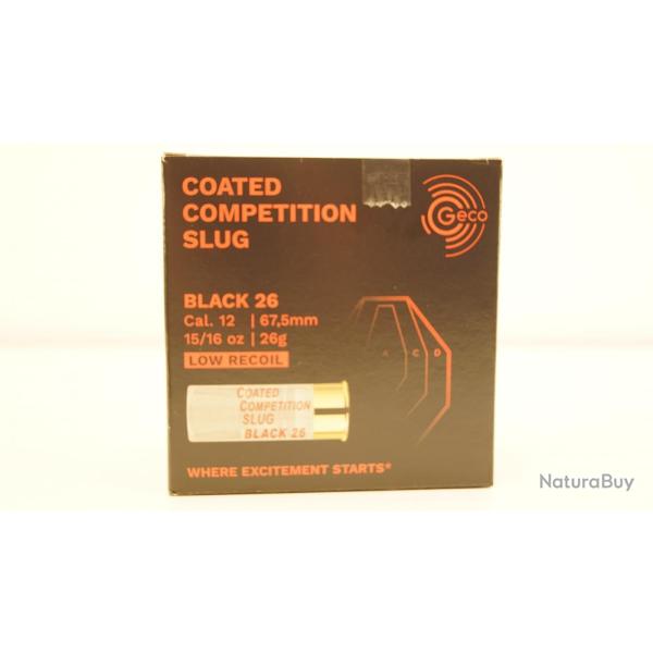 GECO SLUG BLACK 26 CAL12/67.5