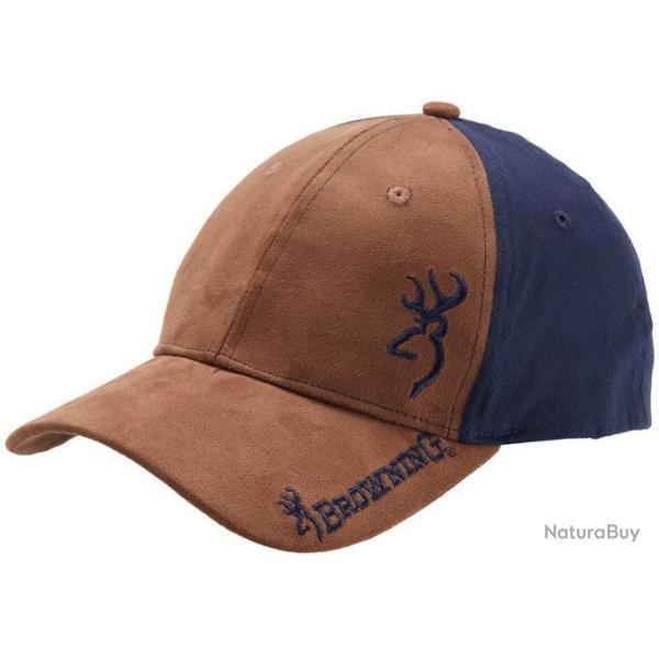 CASQUETTE SEAN BLEU MARINE/MARRON BROWNING