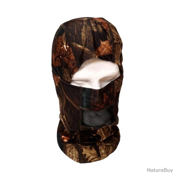Cagoule Camouflage Stretch FUZYON pour Chasse - L�g�re