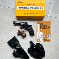 ManuRhin sp&eacute;cial police F1 - 357 magnum / 38 sp&eacute;cial - RARE lot complet