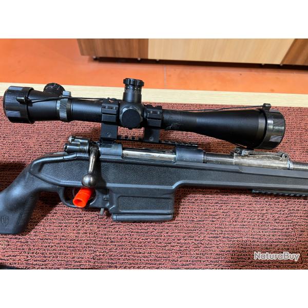 CARABINE A VERROU MAUSER K98 AVEC CHASSIS ARCHANGEL CALIBRE 8X57IS - OCCASION
