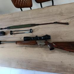 A VENDRE CARABINE BLASER R93  7RM +LUNETTE SWAROVSKI Z6I -2-12x50 PT ROUGE et SILENCIEUX