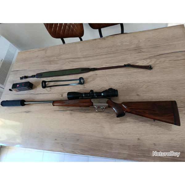 A VENDRE CARABINE BLASER R93  7RM +LUNETTE SWAROVSKI Z6I -2-12x50 PT ROUGE et SILENCIEUX