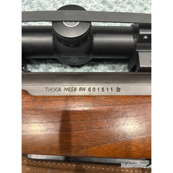 Vendre, carabine, Tikka M658 RH 9,3x62