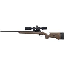 OP OCCASION - CARABINE BERGARA B14HMR GAUCHER .308WIN + LUNETTE ELEMENT TITAN 5-25x56 + MODERATEUR A