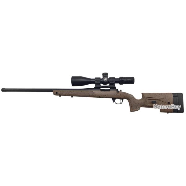 OCCASION - CARABINE BERGARA B14HMR GAUCHER .308WIN + LUNETTE ELEMENT TITAN 5-25x56 + MODERATEUR ASE 