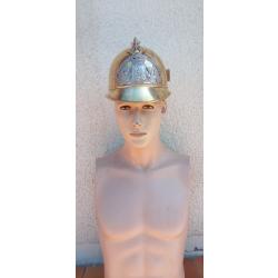 Casque de pompier ancien mod&egrave;le 1895 avec coiffe
