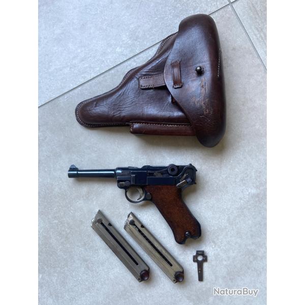Luger P08 fabrication DWM 1918 WW1 - 9x19 parabellum