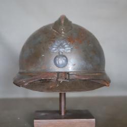 Casque Fran&ccedil;ais d'infanterie mod&egrave;le Adrian 1915 - france, 1&egrave;re guerre mondiale