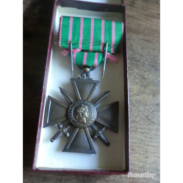 m�daille croix de guerre  1914 -1918