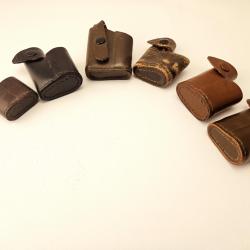 Housse de Protection en Cuir pour Tunnel de Guidon K31 avec Dioptre W+F Berne