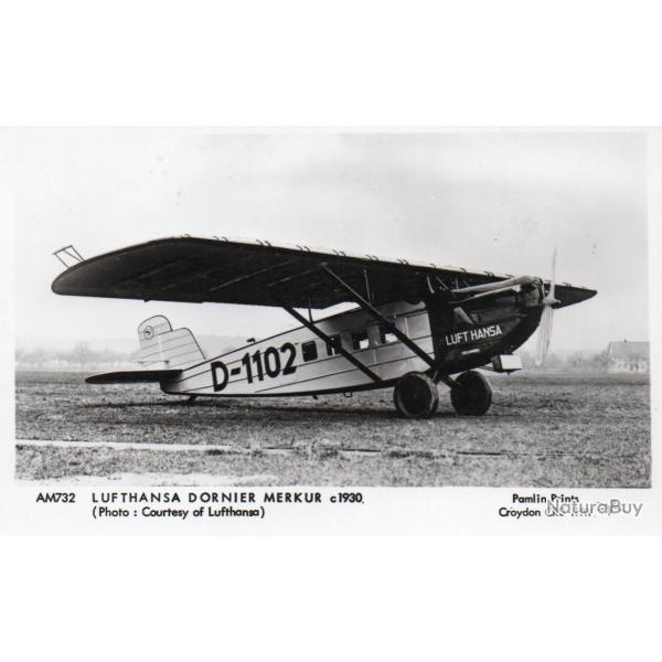 Carte postale Lufthansa Dornier Merkur c1930 - N�8551