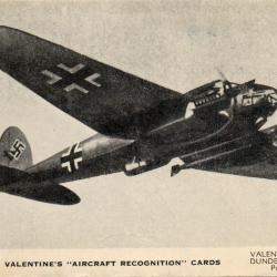 Carte d'avion Heinkel He 111K5A - N&deg;8553