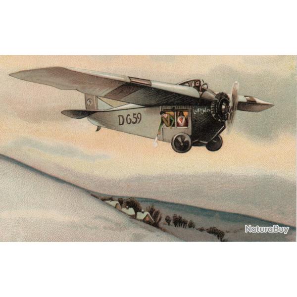 Carte postale ancienne avion DG59 - N�8553