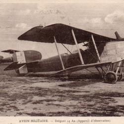 Carte Postale Avion Militaire Breguet 14 A2 - N&deg;8555