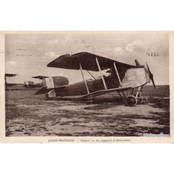 Carte Postale Avion Militaire Breguet 14 A2 - N�8555