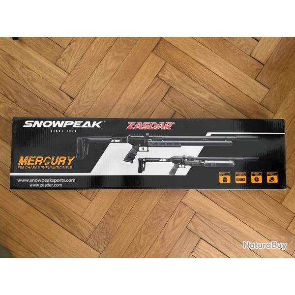 Carabine PCP SNOWPEAK AP1000TB Cal. 6,35 R�servoir en carbone + R�gulateur