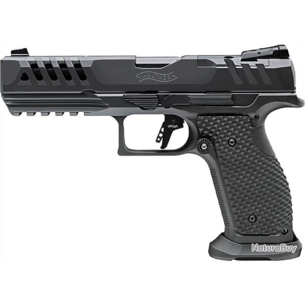 WALTHER - Pistolet PDP SF MATCH FULL SIZE BLACK RIBBON OR 5'', 18 COUPS - 9x19