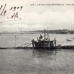 Carte postale ancienne La Pallice-Rochelle Sous-Marin Oursin - N&deg;8557