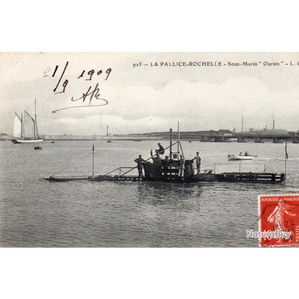 Carte postale ancienne La Pallice-Rochelle Sous-Marin Oursin - N�8557