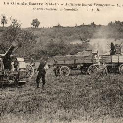 Carte Postale Ancienne - La Grande Guerre 1914-15 Artillerie lourde Fran&ccedil;aise- N&deg;8558