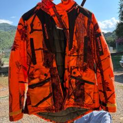 Veste de chasse orange somlys
