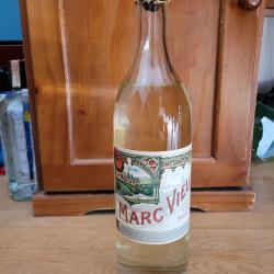RARE: Bouteille de Vieux MARC de SAVOIE (1 Litre) Producteur 1969