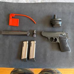 Walther PPK'S 22 Lr avec mod&eacute;rateur de son