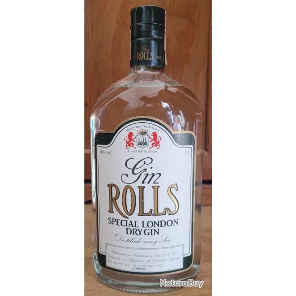Bouteille de GIN ROLLS 1983