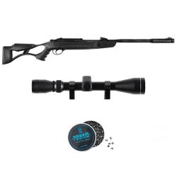 Pack carabine &agrave; plombs Hatsan AirTact ED + Lunette 3,9x40 + Plombs 4.5 mm