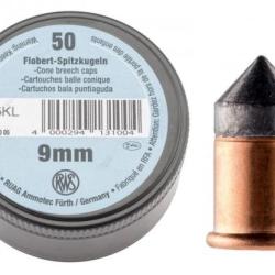 Bosquettes conique RWS 9mm flobert boite de 50