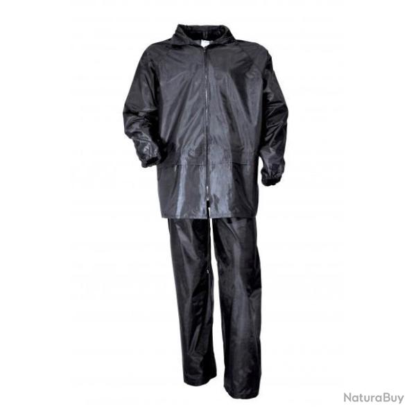 Tenue de pluie - Veste et Pantalon - Noir M
