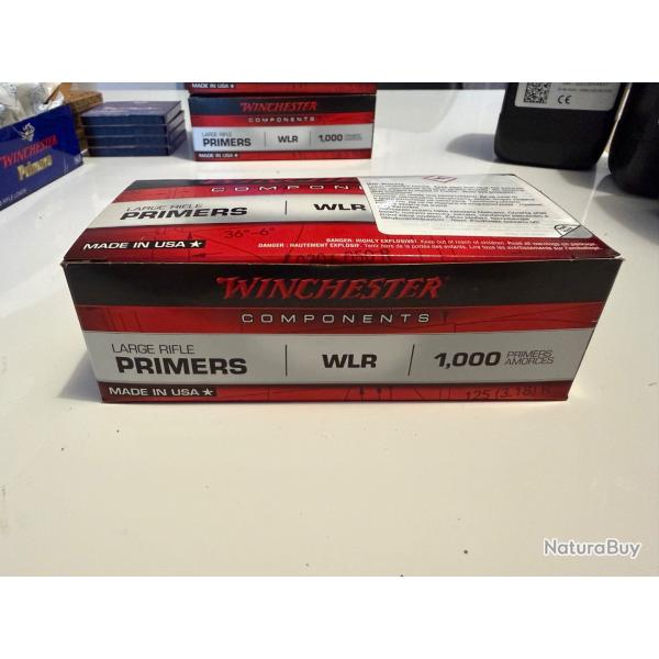 Amorces Winchester Large Rifle WLR x1000