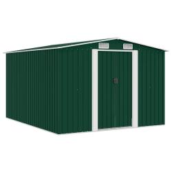 Abri de 257x298x178 cm M&eacute;tal Vert