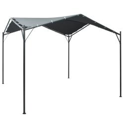 Auvent tente belv&eacute;d&egrave;re 3x3 m Acier Anthracite