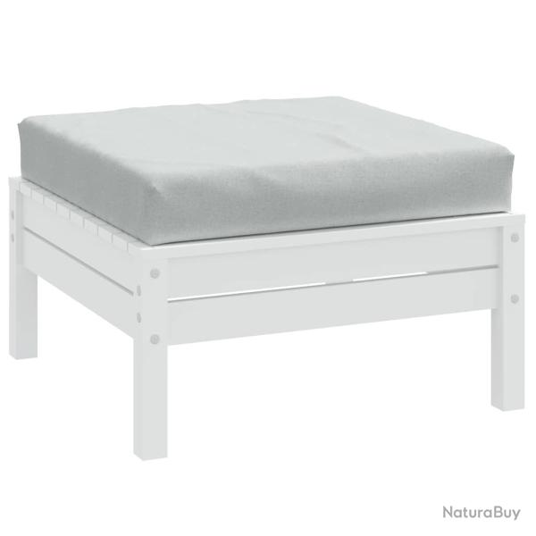 Coussin de palette gris clair m�lang� 60x60x9,5 cm tissu
