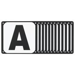 Lettres d'ar&egrave;ne de dressage 12 pcs acier