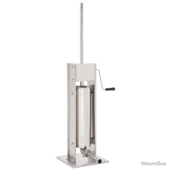 Poussoir � saucisse manuel Argent� 7 L Acier inoxydable